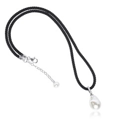 Colier cu perla naturala alba si argint DiAmanti SK19118P-G (Argint 925‰ 0,4 g.)